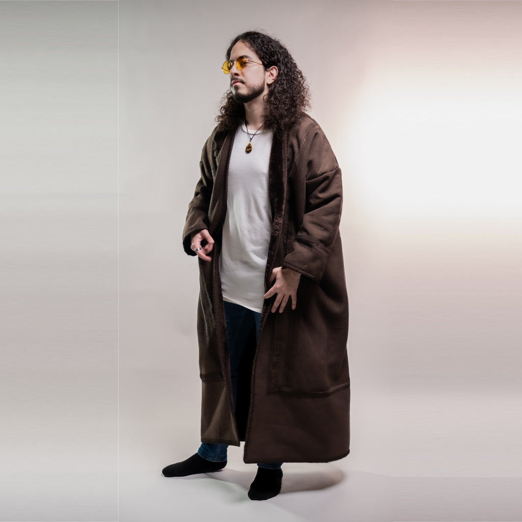 The Classic Farwa (Desert Brown) — Wearable Blanket